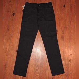 Plaid&Plain Black Trousers